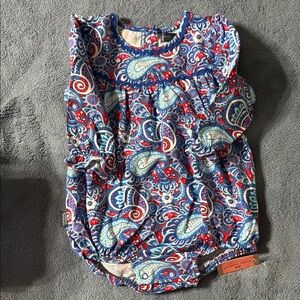 Simply Southern Paisley Baby Romper